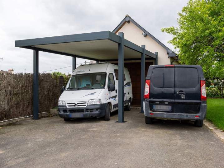 Pose de carport en aluminium Laval