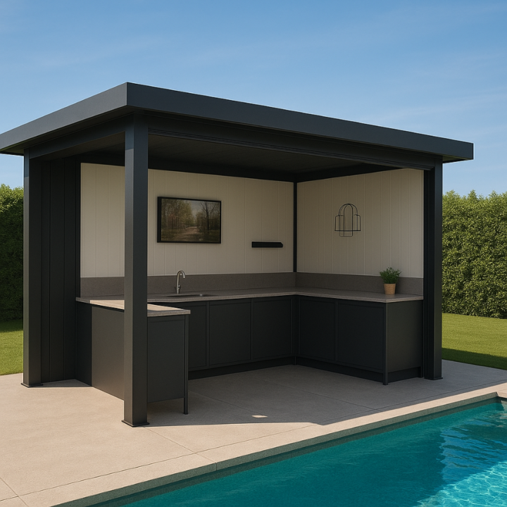 Espace culinaire en plein air